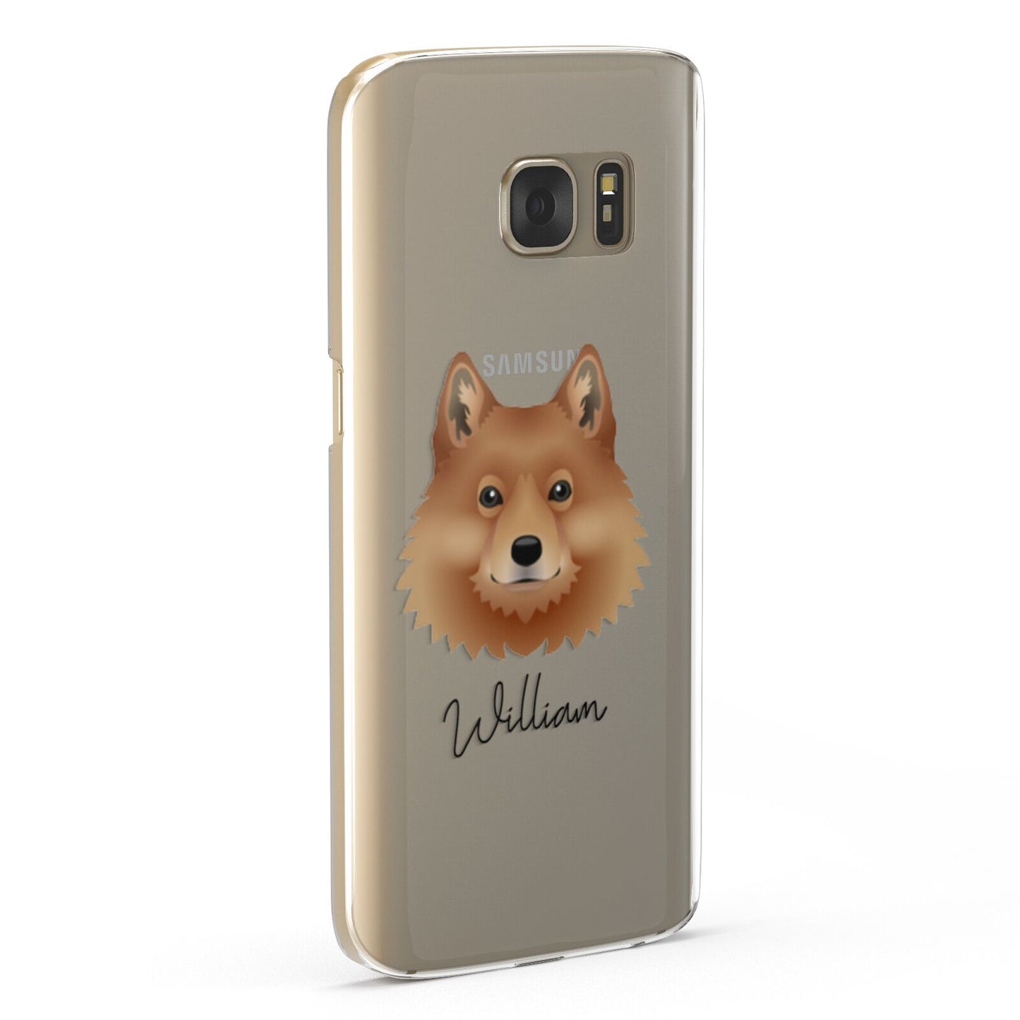 Finnish Spitz Personalised Samsung Galaxy Case Fourty Five Degrees
