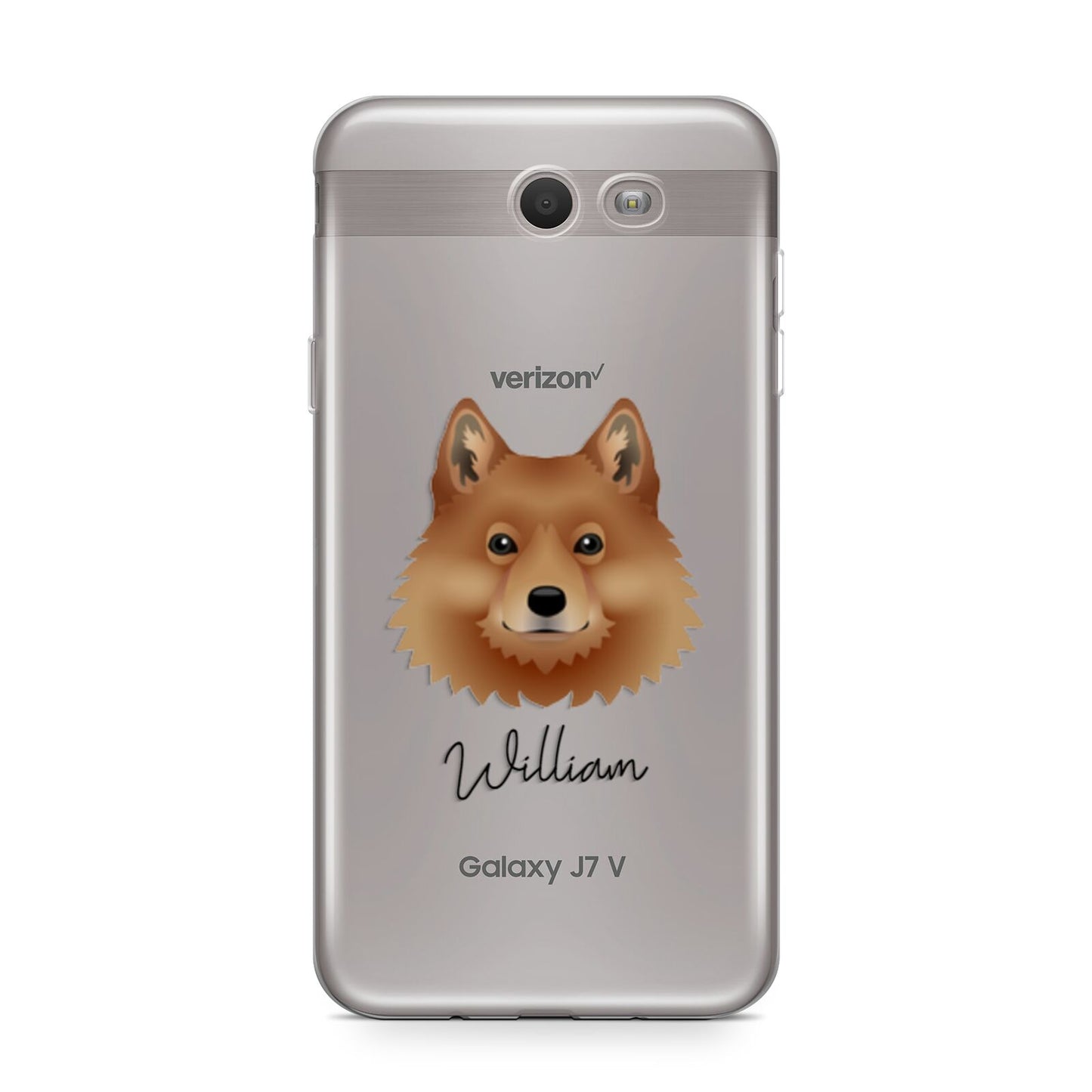 Finnish Spitz Personalised Samsung Galaxy J7 2017 Case