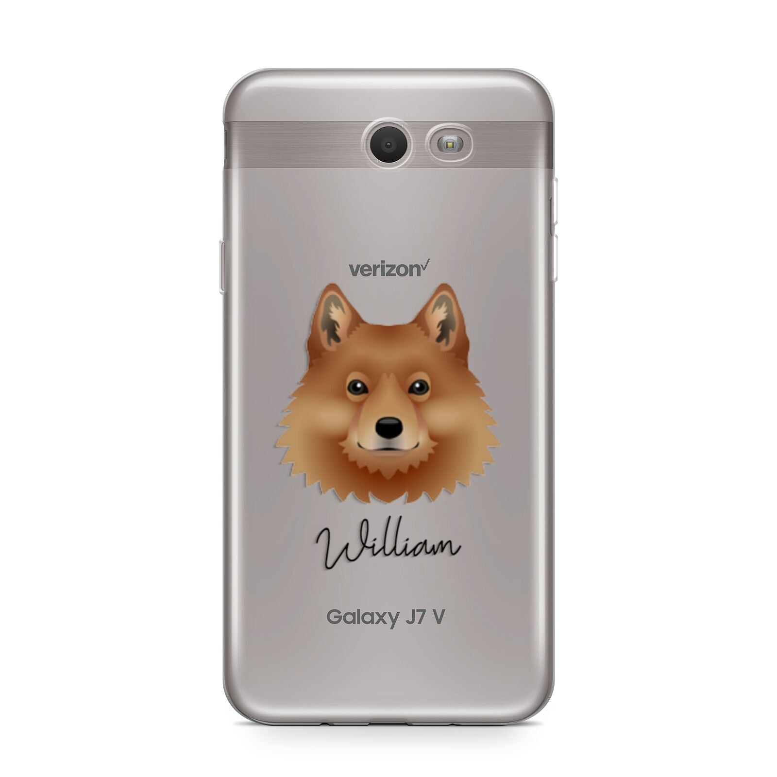 Finnish Spitz Personalised Samsung Galaxy J7 2017 Case