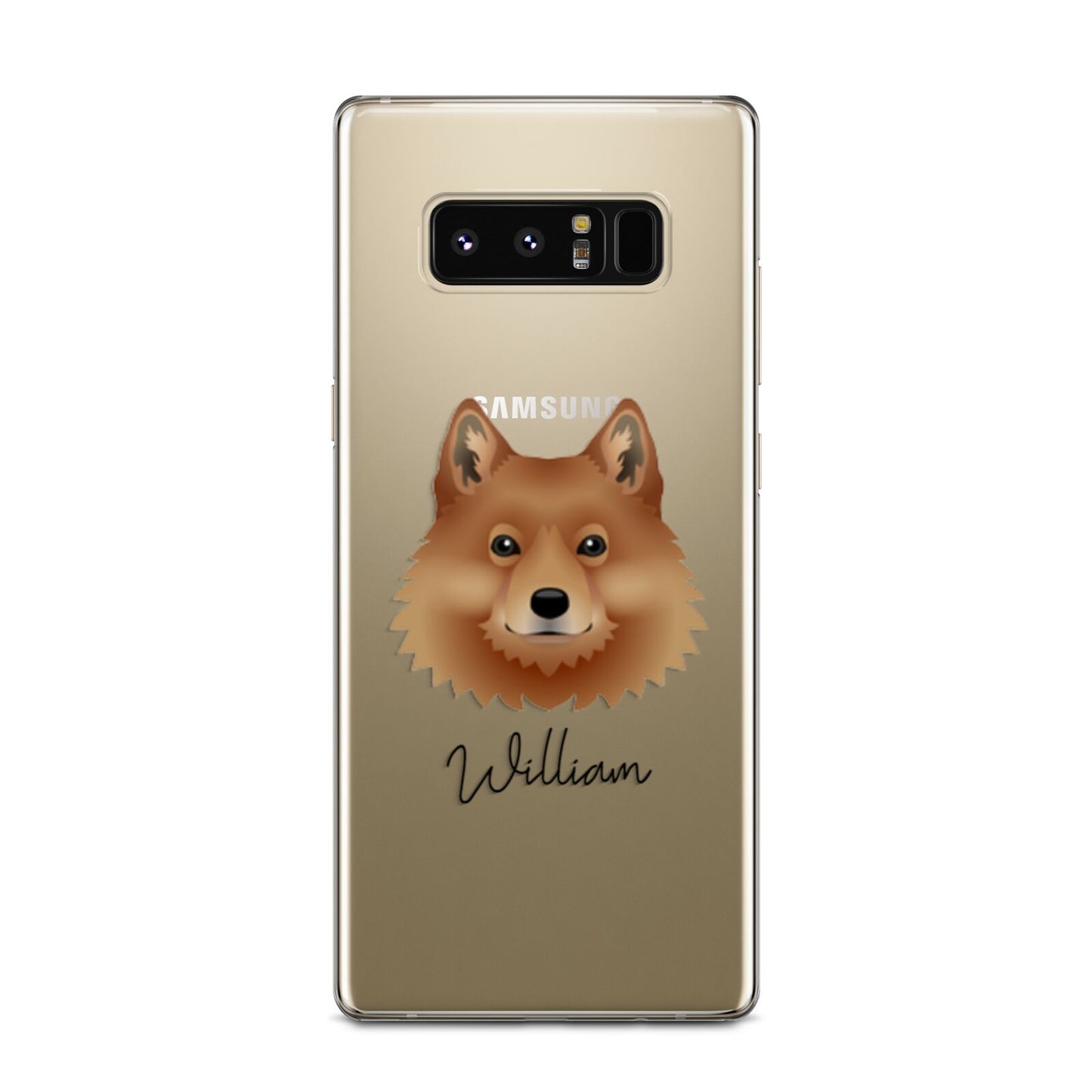Finnish Spitz Personalised Samsung Galaxy Note 8 Case
