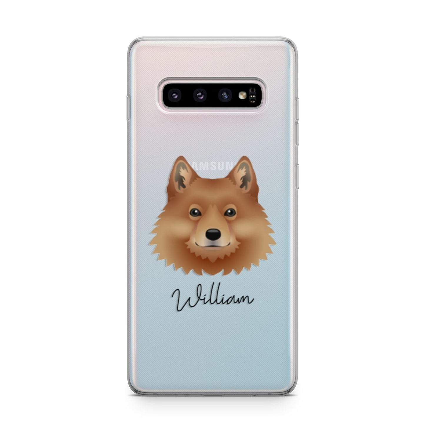 Finnish Spitz Personalised Samsung Galaxy S10 Plus Case