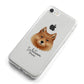 Finnish Spitz Personalised iPhone 8 Bumper Case on Silver iPhone Alternative Image
