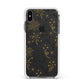 Firework Apple iPhone Xs Max Impact Case White Edge on Black Phone