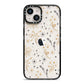 Firework iPhone 14 Black Impact Case on Silver phone