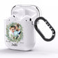 First Christmas Married Photo AirPods Clear Case Side Image