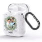 First Christmas Married Photo AirPods Glitter Case Side Image