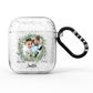 First Christmas Married Photo AirPods Glitter Case