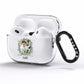 First Christmas Married Photo AirPods Pro Clear Case Side Image