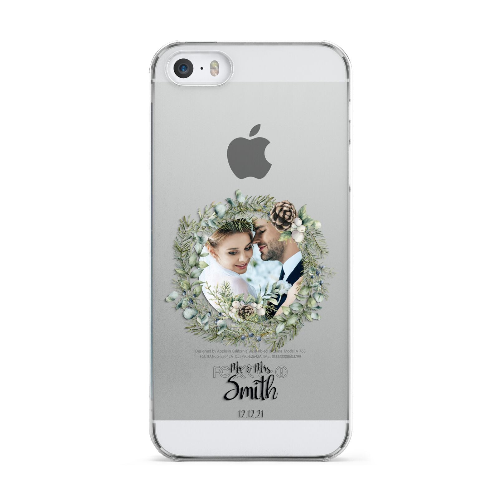 First Christmas Married Photo Apple iPhone 5 Case