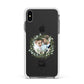First Christmas Married Photo Apple iPhone Xs Max Impact Case White Edge on Black Phone