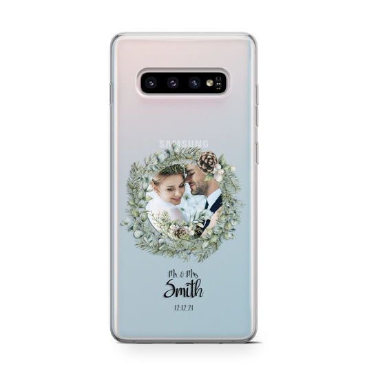 First Christmas Married Photo Protective Samsung Galaxy Case