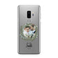 First Christmas Married Photo Samsung Galaxy S9 Plus Case on Silver phone
