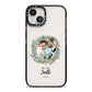 First Christmas Married Photo iPhone 13 Black Impact Case on Silver phone