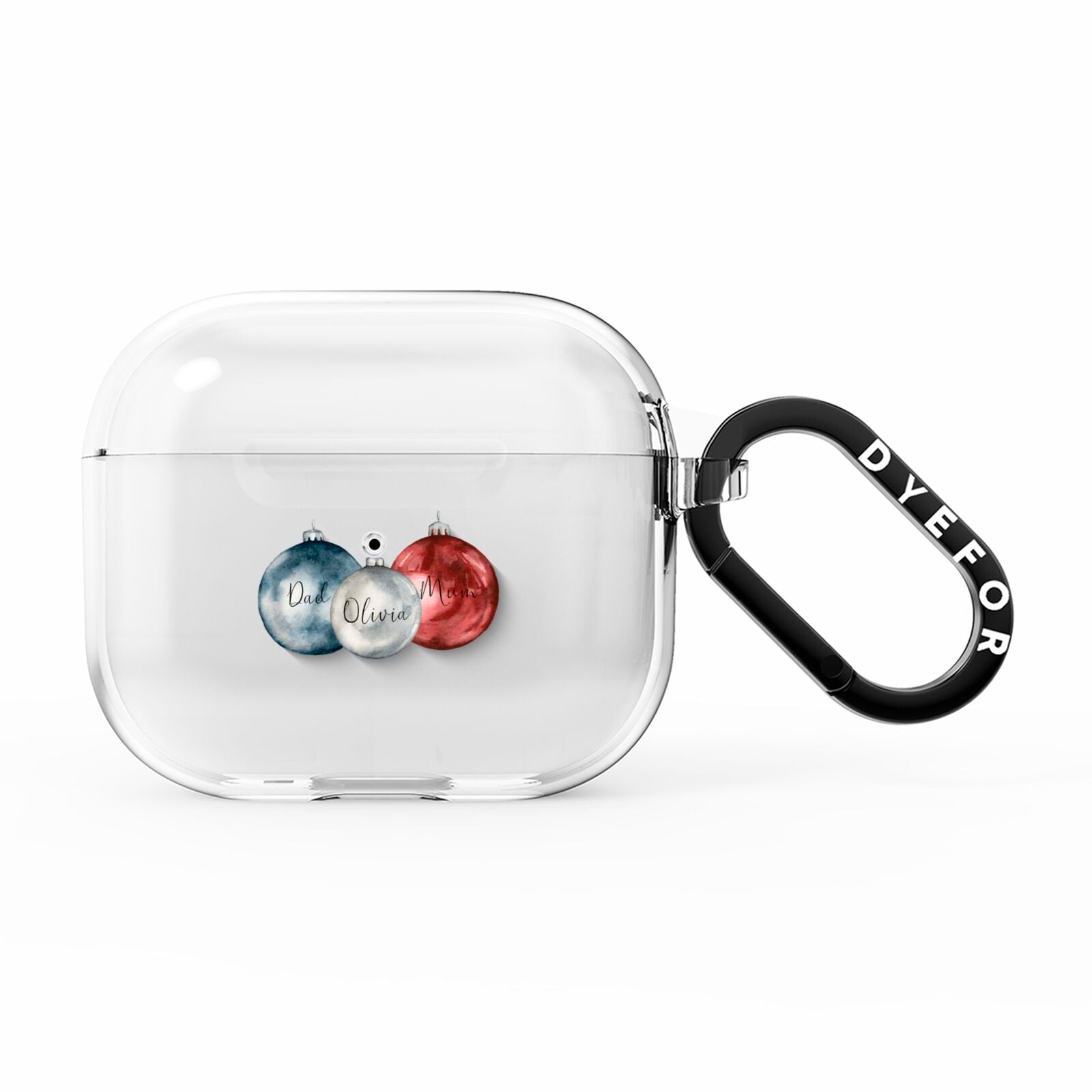 First Christmas Personalised AirPods Clear Case 3rd Gen