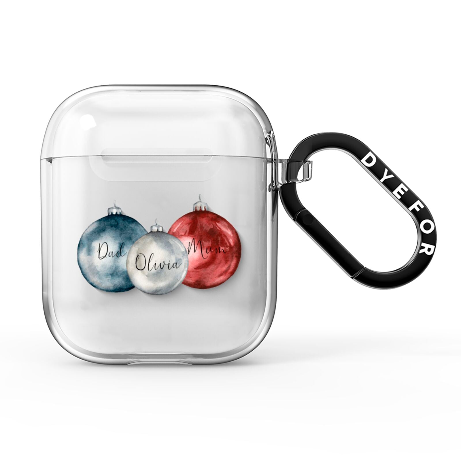First Christmas Personalised AirPods Clear Case