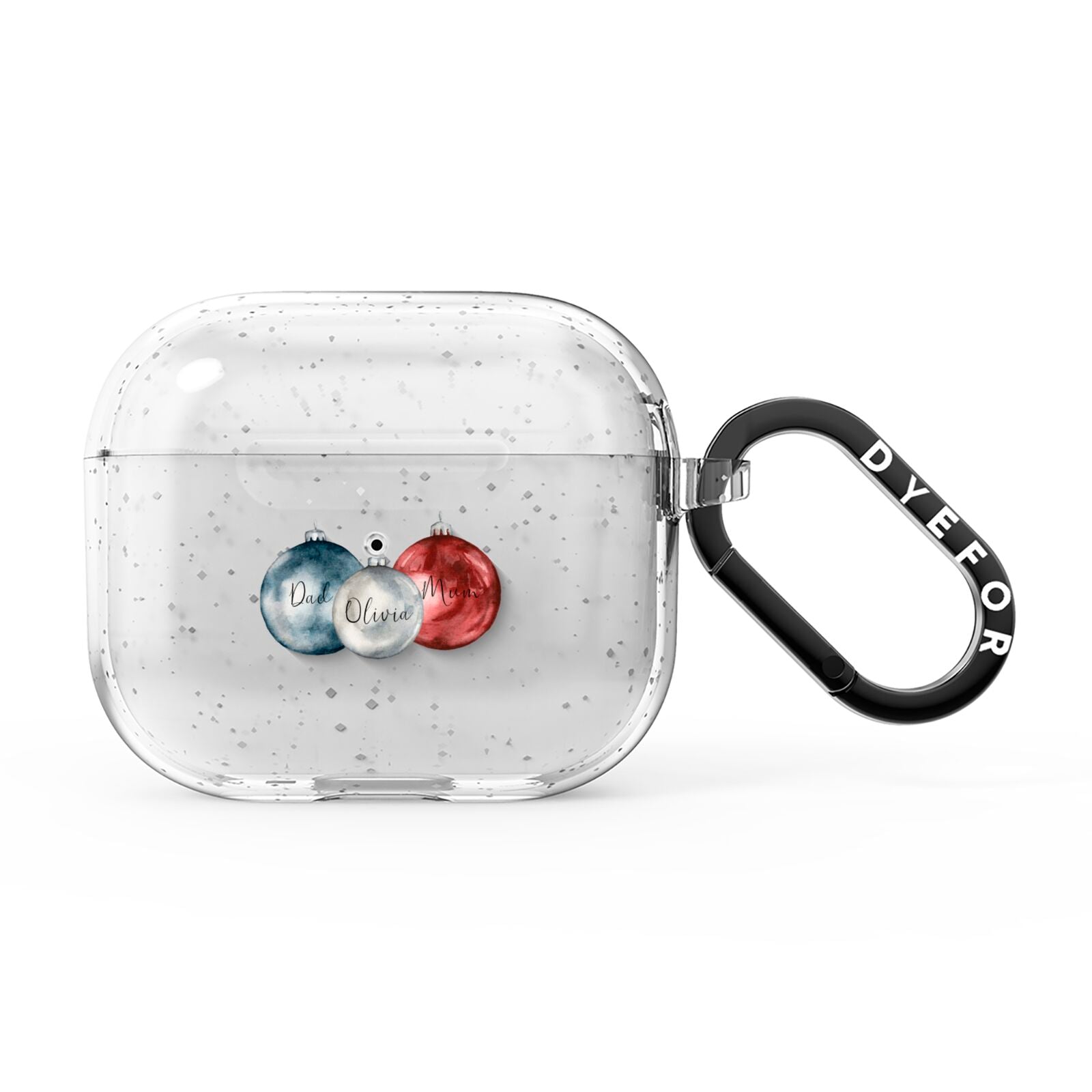 First Christmas Personalised AirPods Glitter Case 3rd Gen