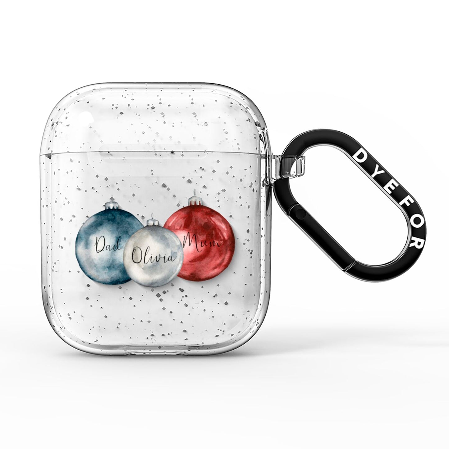 First Christmas Personalised AirPods Glitter Case