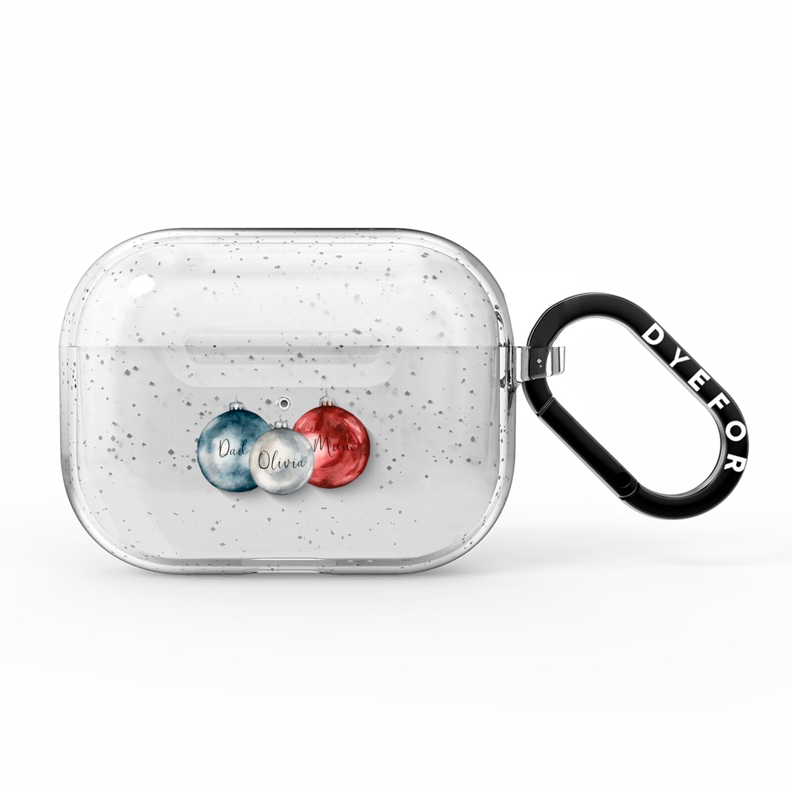 First Christmas Personalised AirPods Pro Glitter Case