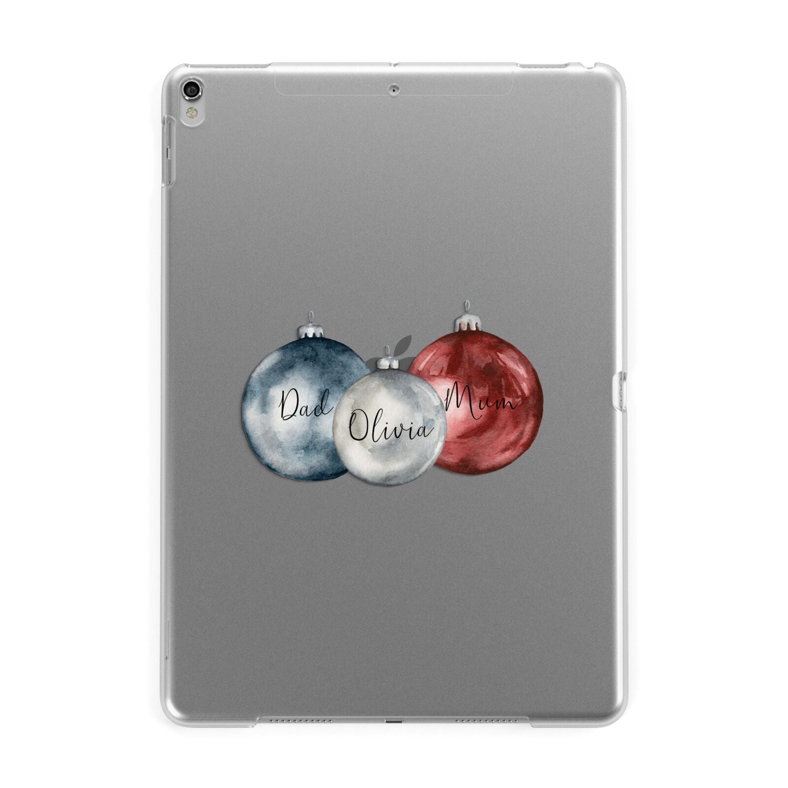 First Christmas Personalised Apple iPad Silver Case