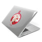 First Christmas Personalised Photo Apple MacBook Case Side View