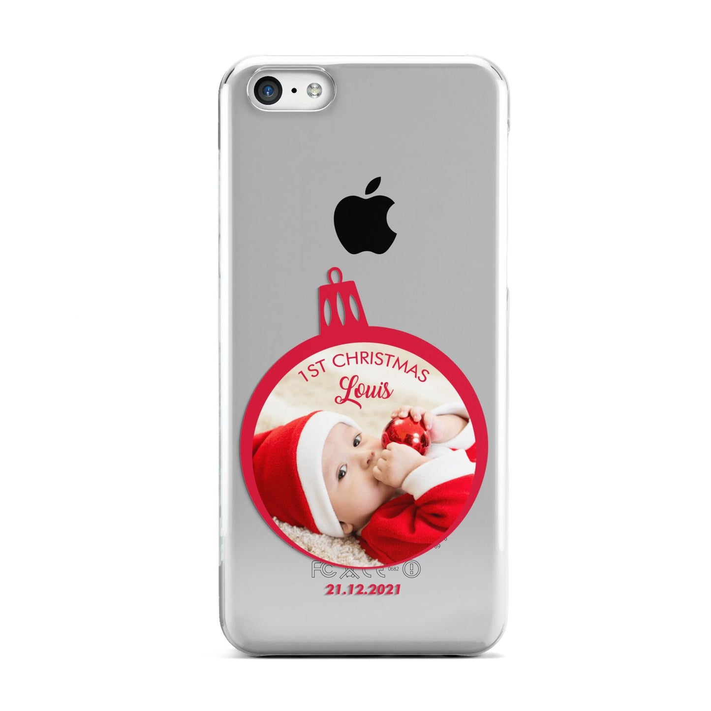 First Christmas Personalised Photo Apple iPhone 5c Case