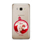 First Christmas Personalised Photo Samsung Galaxy J7 2016 Case on gold phone