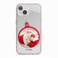First Christmas Personalised Photo iPhone 13 TPU Impact Case with Pink Edges