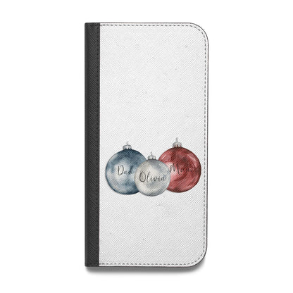 First Christmas Personalised Vegan Leather Flip Samsung Case
