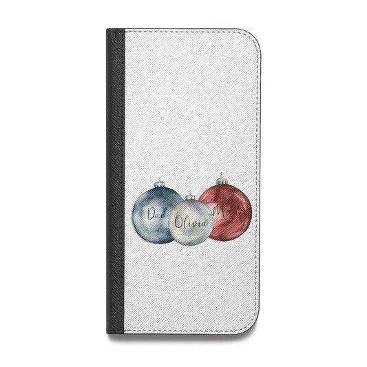 First Christmas Personalised Vegan Leather Flip Samsung Case