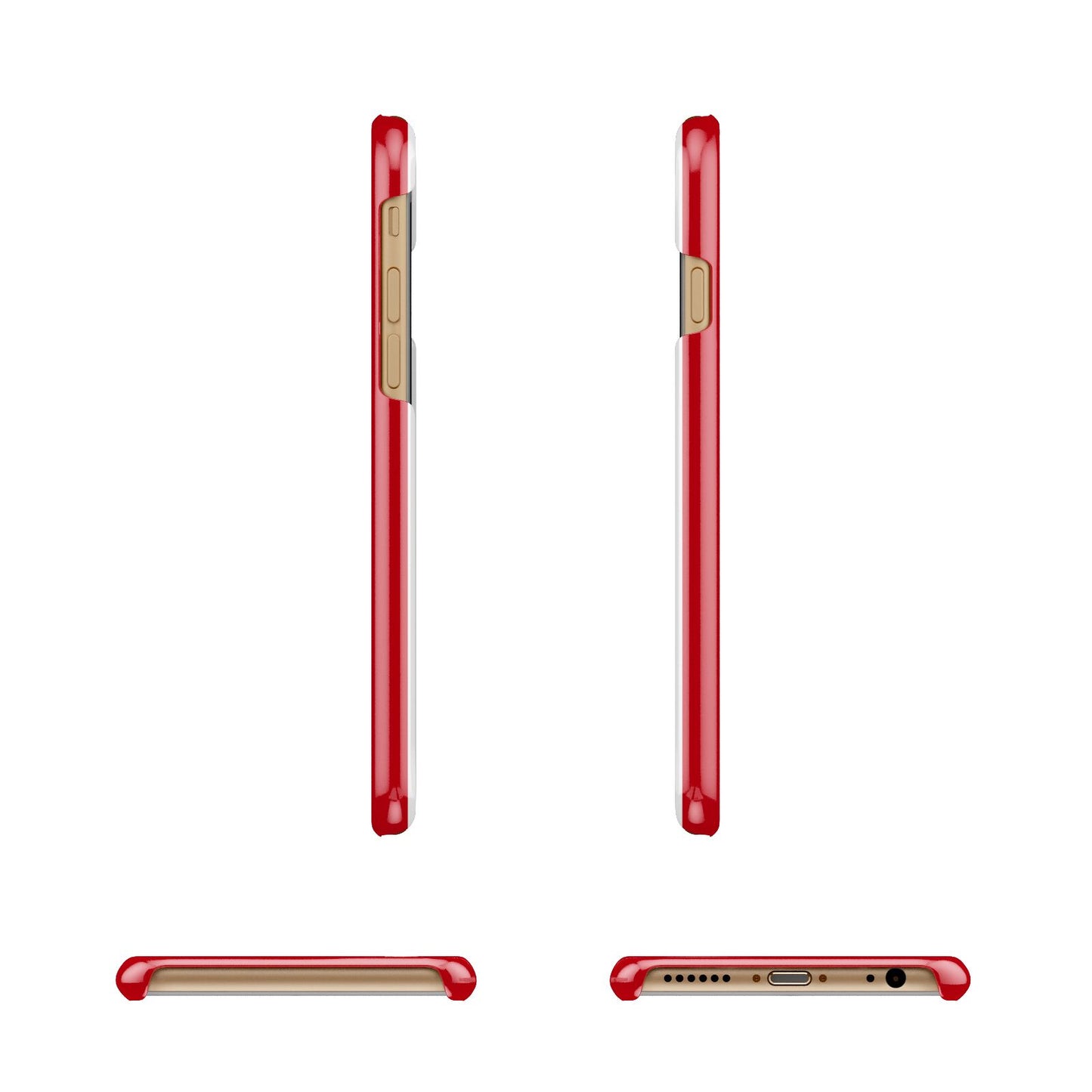 First Class Apple iPhone 6 3D Wrap Snap Case Angled Images