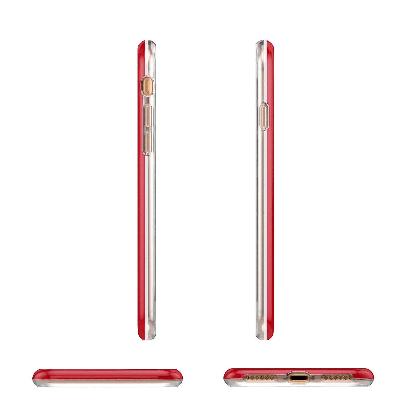 First Class Apple iPhone 7 8 3D Wrap Tough Case Alternative Image Angles