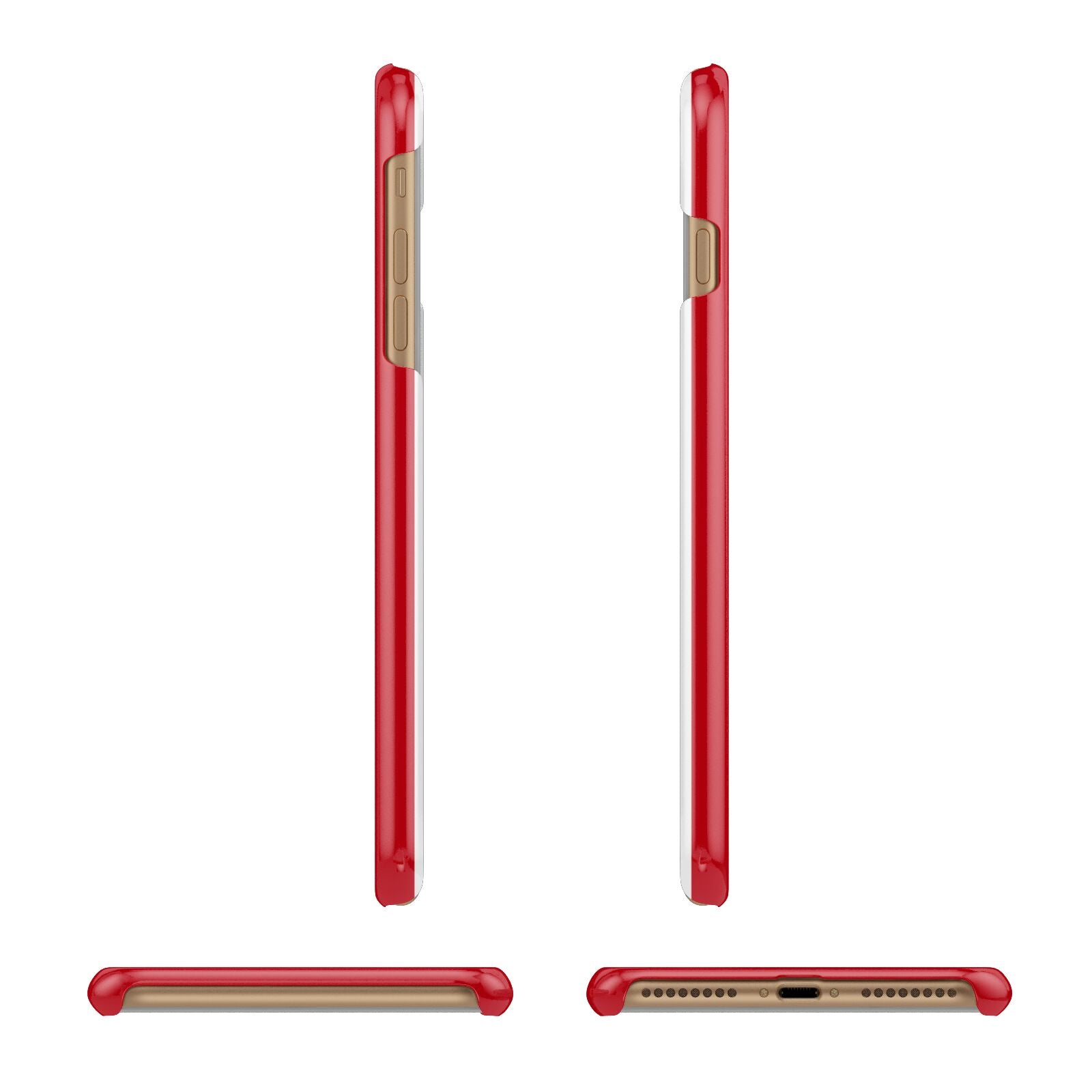 First Class Apple iPhone 7 Plus 3D Wrap Snap Case Angled Images