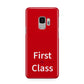 First Class Samsung Galaxy S9 Case