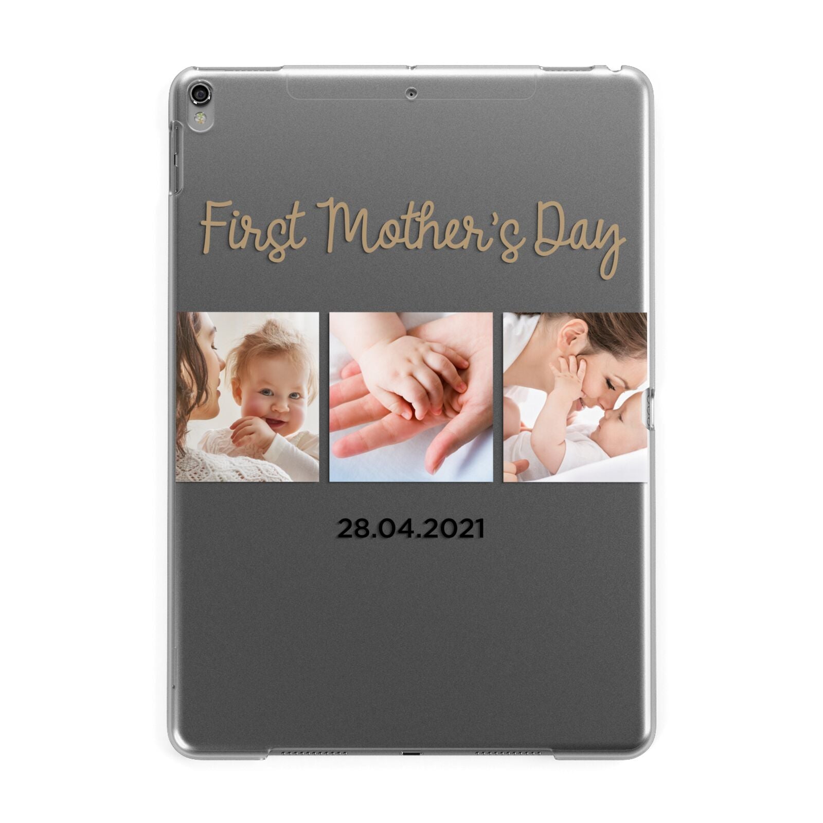 First Mothers Day Photo Apple iPad Grey Case
