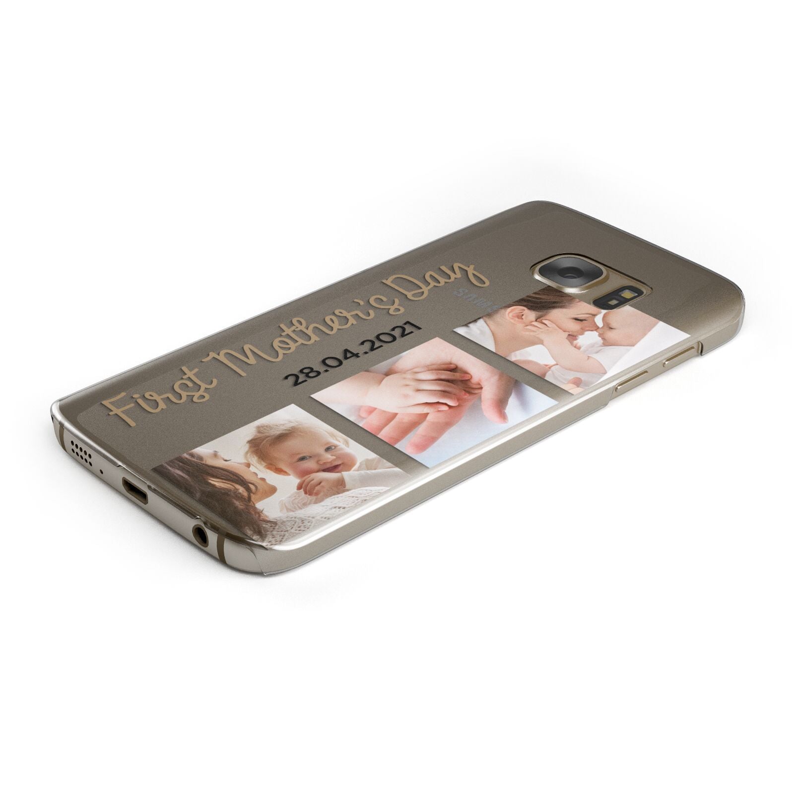 First Mothers Day Photo Samsung Galaxy Case Bottom Cutout