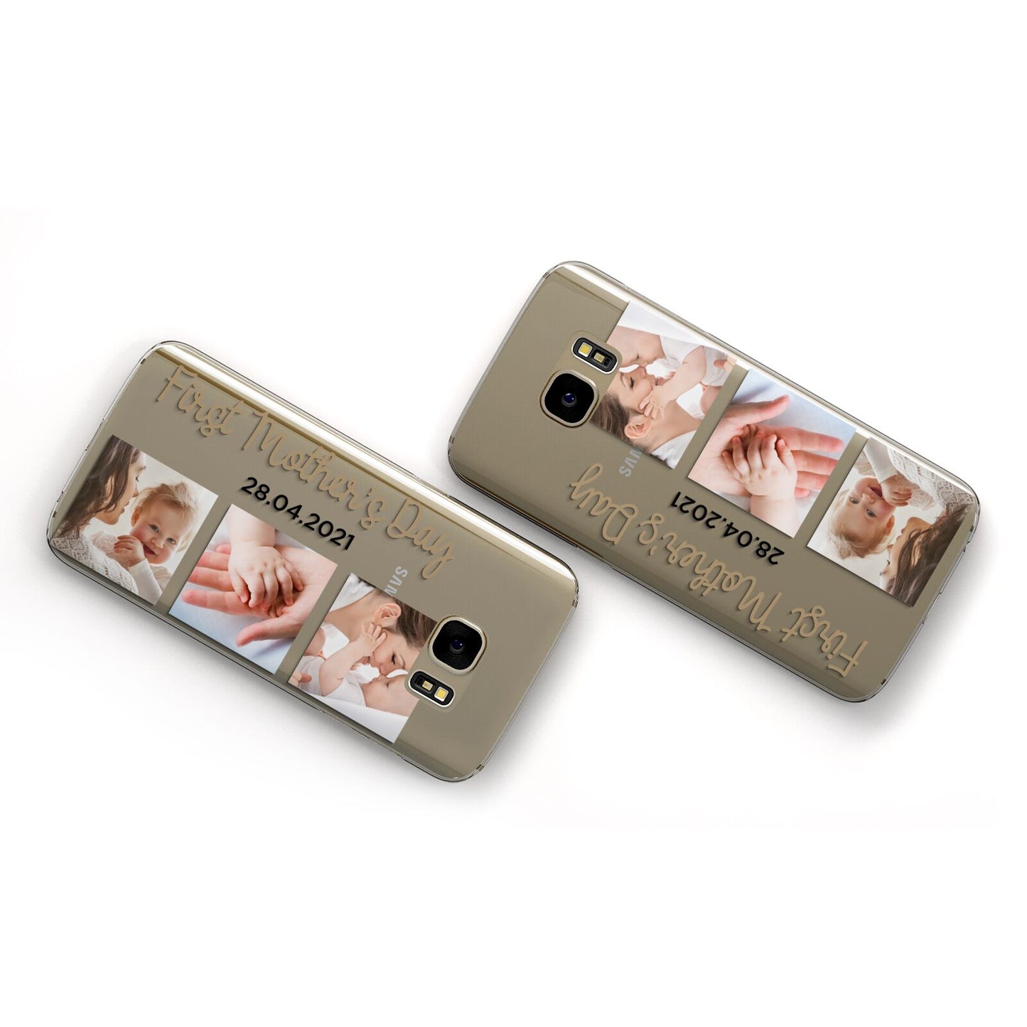 First Mothers Day Photo Samsung Galaxy Case Flat Overview