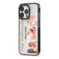 First Mothers Day Photo iPhone 13 Pro Black Impact Case Side Angle on Silver phone