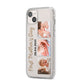 First Mothers Day Photo iPhone 14 Plus Clear Tough Case Starlight Angled Image