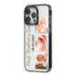 First Mothers Day Photo iPhone 14 Pro Max Black Impact Case Side Angle on Silver phone