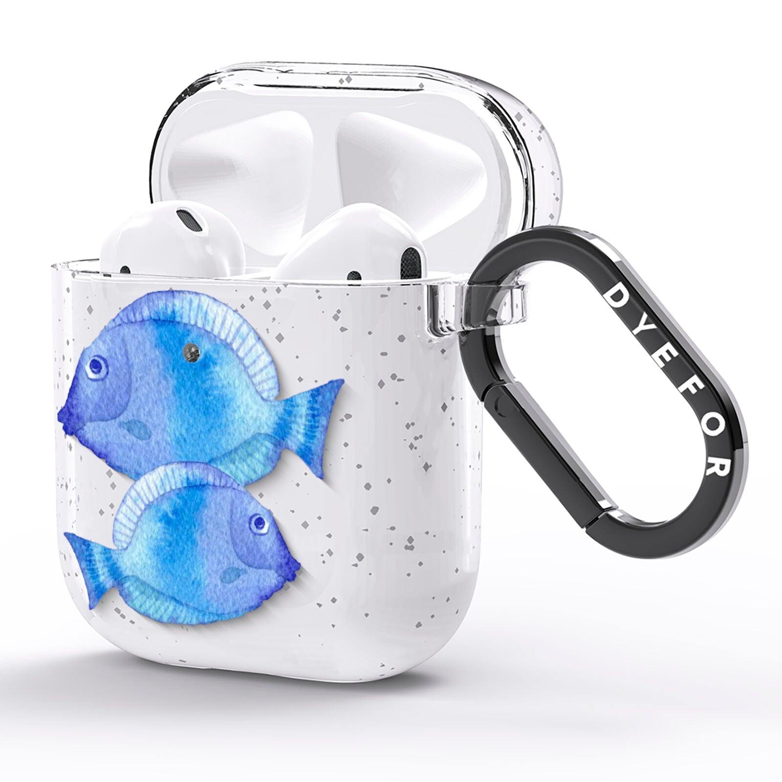 Fish AirPods Glitter Case Side Image