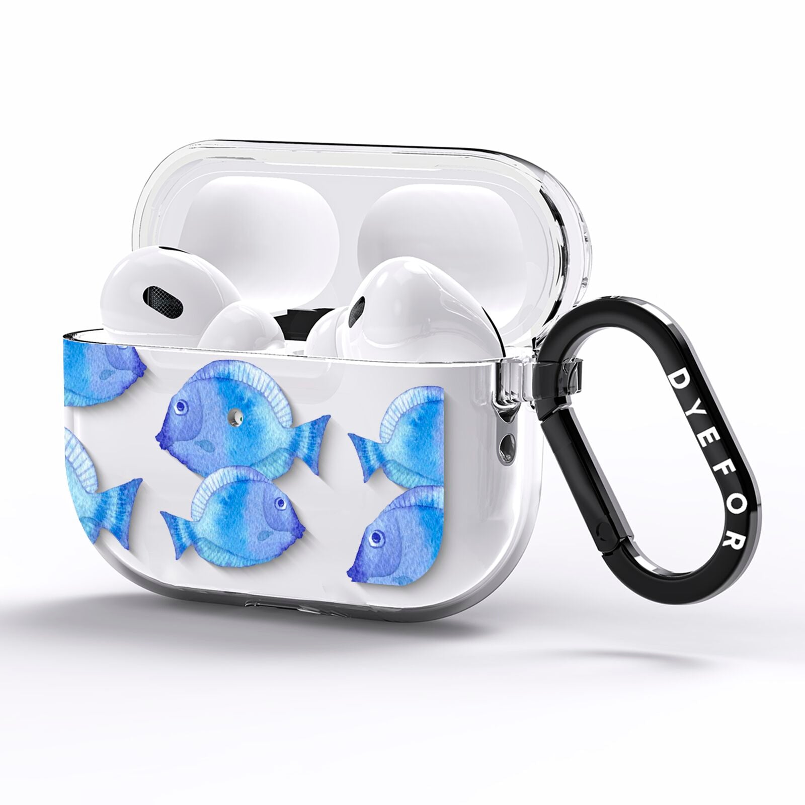 Fish AirPods Pro Clear Case Side Image