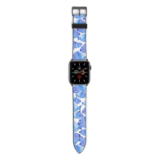 Fish Apple Watch Strap with Space Grey Hardware
