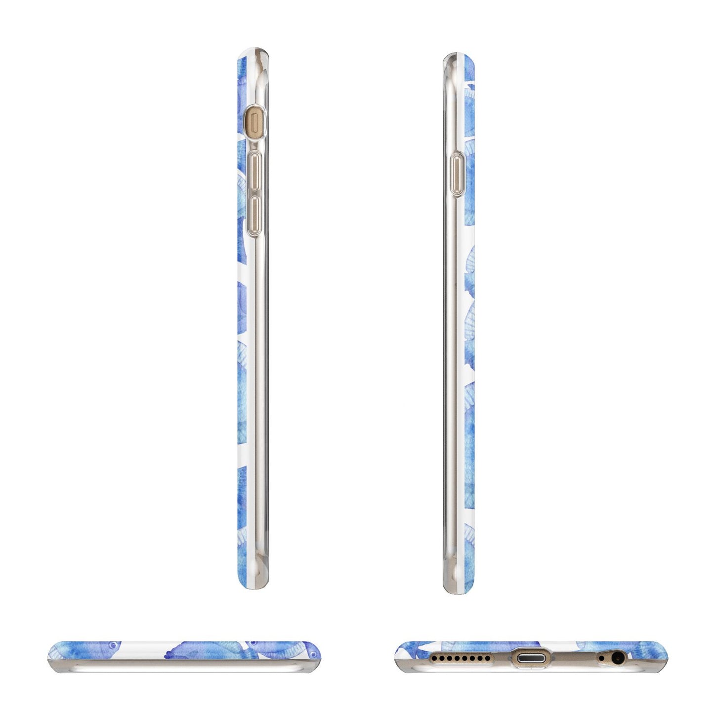 Fish Apple iPhone 6 Plus 3D Wrap Tough Case Alternative Image Angles