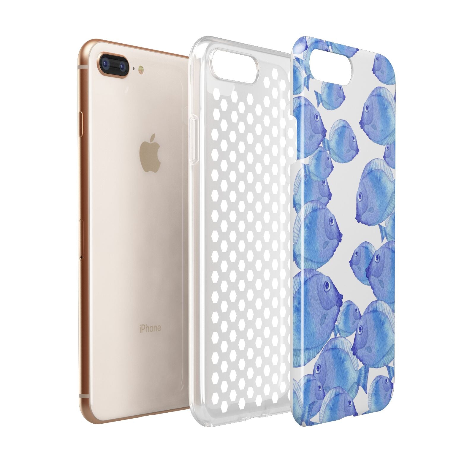 Fish Apple iPhone 7 8 Plus 3D Tough Case Expanded View