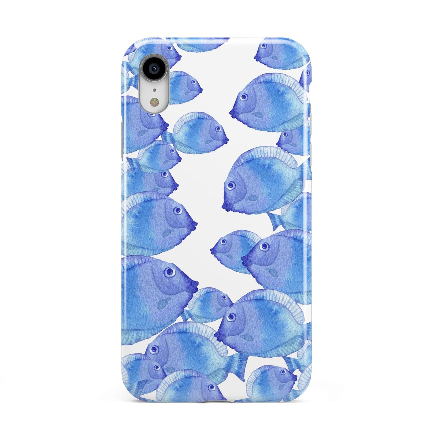 Fish Apple iPhone XR White 3D Tough Case