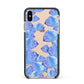 Fish Apple iPhone Xs Max Impact Case Black Edge on Gold Phone