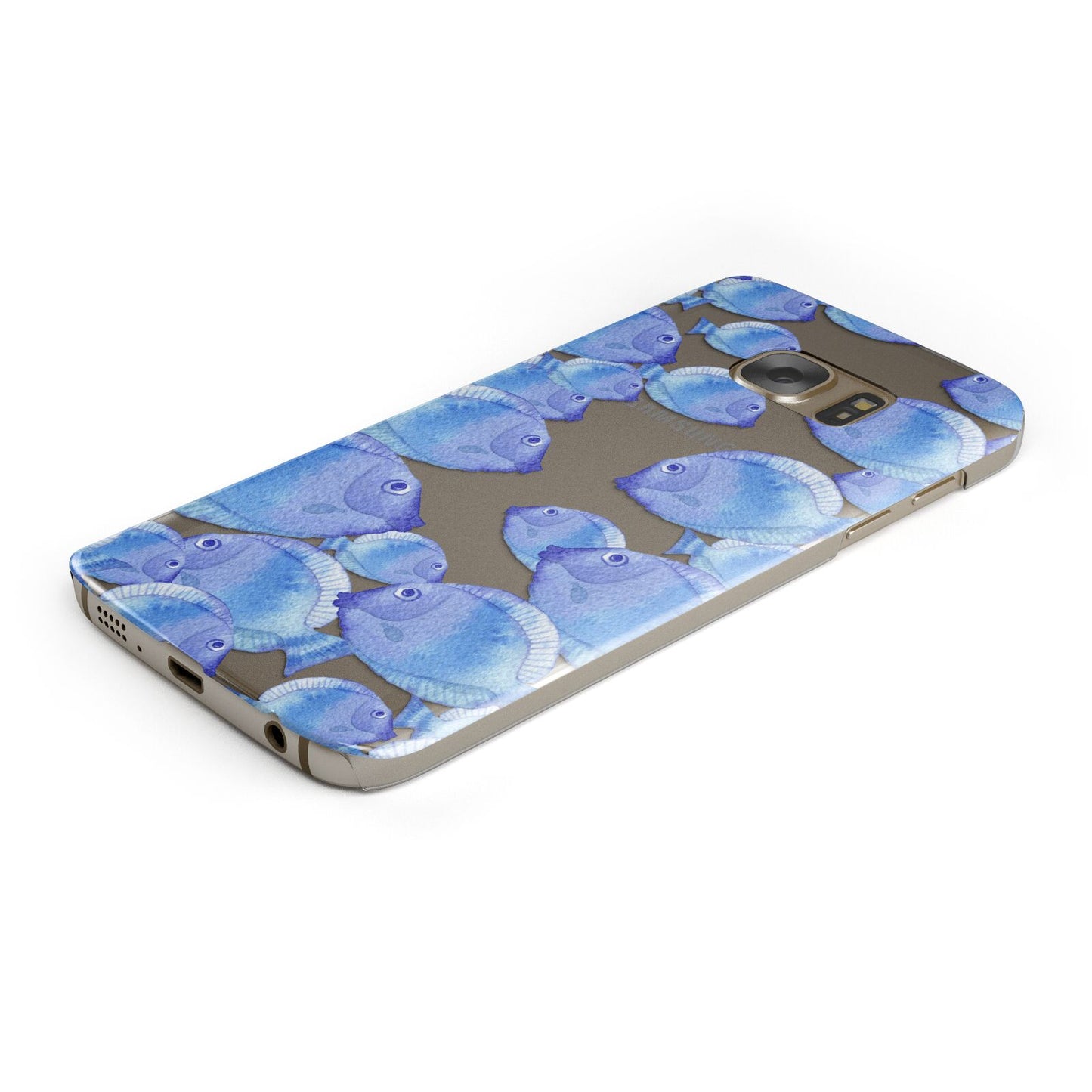 Fish Protective Samsung Galaxy Case Angled Image
