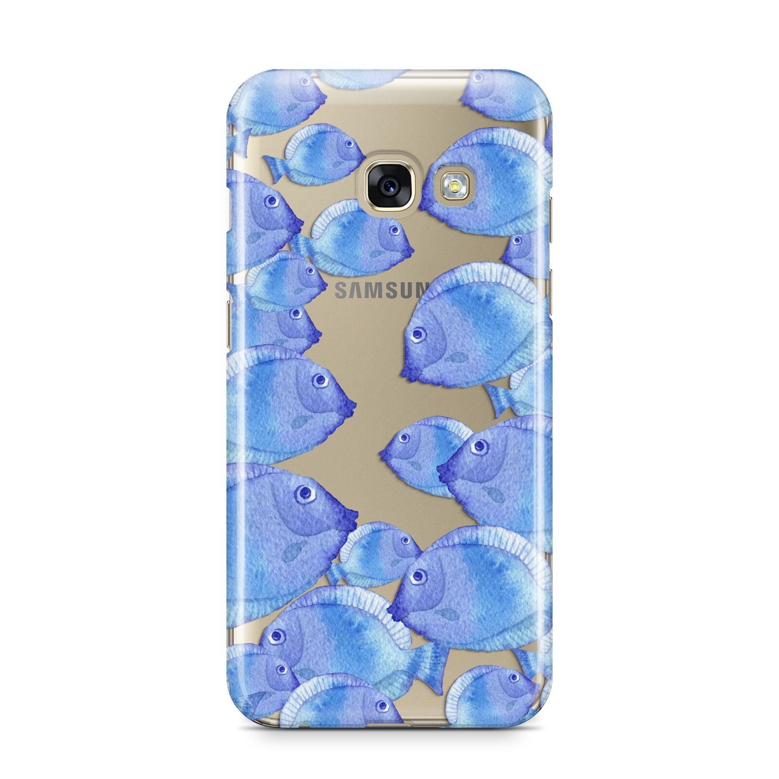 Fish Samsung Galaxy A3 2017 Case on gold phone
