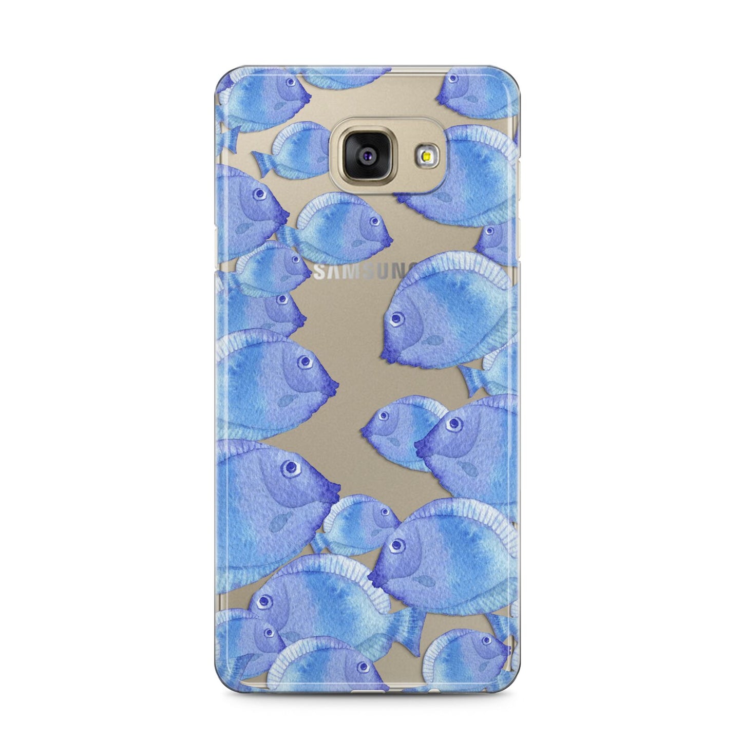 Fish Samsung Galaxy A5 2016 Case on gold phone