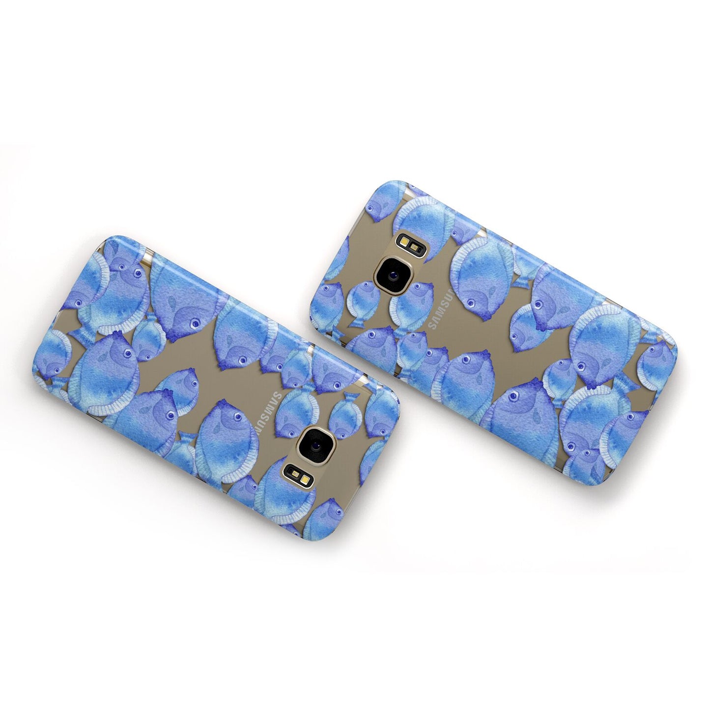 Fish Samsung Galaxy Case Flat Overview